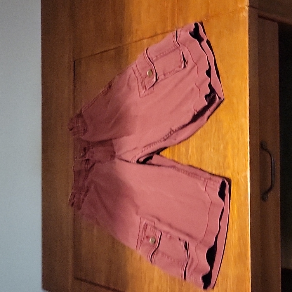 Red Cargo Shorts